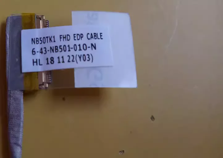 Оригинальный кабель для Hasee K670E-G6D3 NB50TK1 FHD EDP 30PIN 6-43-NB501-010-N