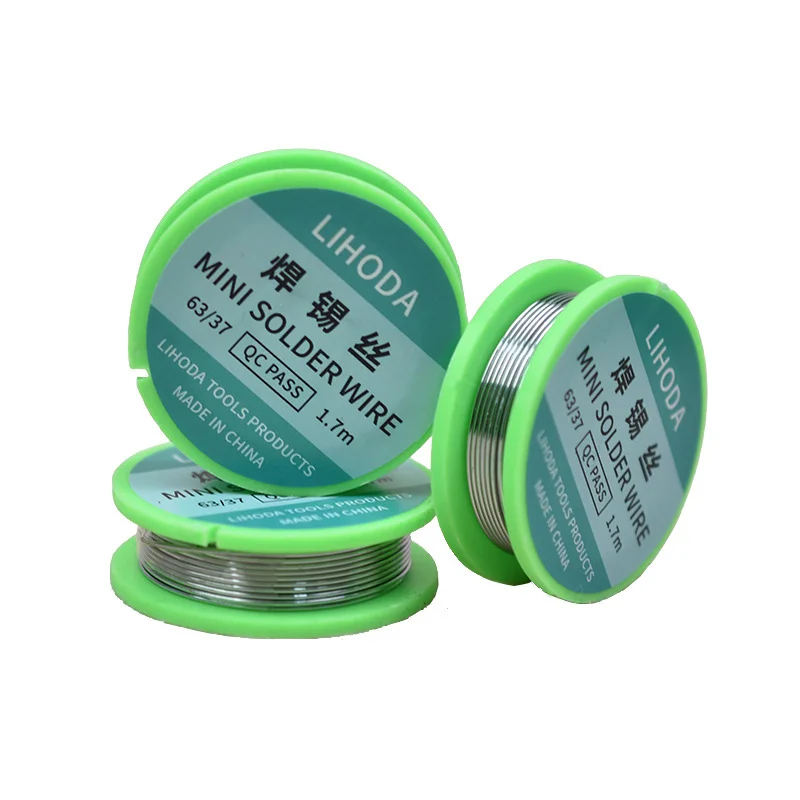 

Fashion New 0.8mm 63/37 FLUX 2.0% 45FT Tin Lead Tin Wire Rosin Core Solder Soldering Wire Roll No-clean