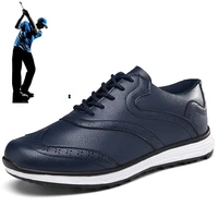 new mens golf shoes non slip studless comfort sneakers mens outdoor workout golf sneakers blue black golf sneakers size 39 45