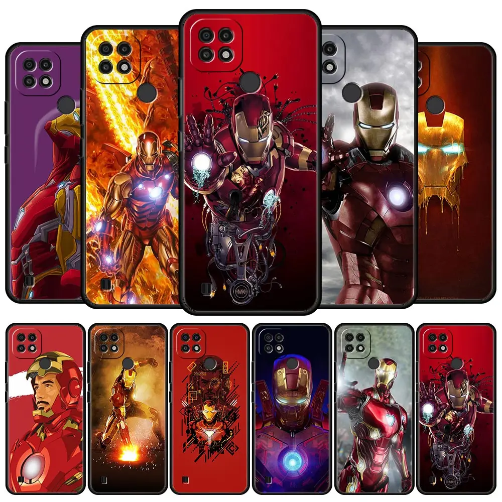 

Cover Case for Realme 6 7 8 8Pro 9 9Pro 7i 8i 9i Pro C3 C11 C15 C21 C21Y C35 GT XT GT2 GTNeo2 Phone Iron Man Marvel Super Hero
