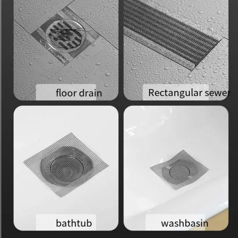 Одноразовые наклейки-фильтры для слива в полу