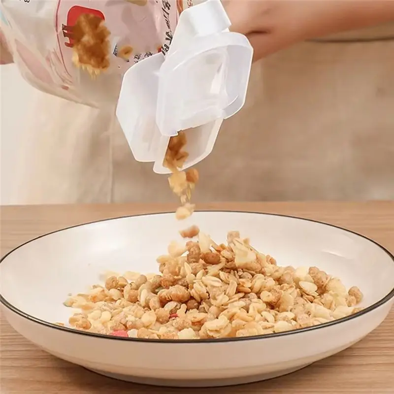 Фото Зажимы для пакетов с продуктами для кухни, влагонепроницаемые, с крышкой, для чипсов, молока, сухого молока, закусок, L-A68E №2