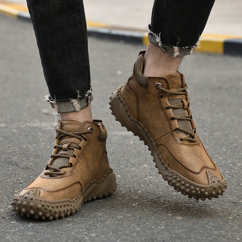 New Men's Comfort Golf Shoes Outdoor Golf Non slip Sports Shoes Men's Winter Warm and Comfortable Snow Shoes Size 38-46