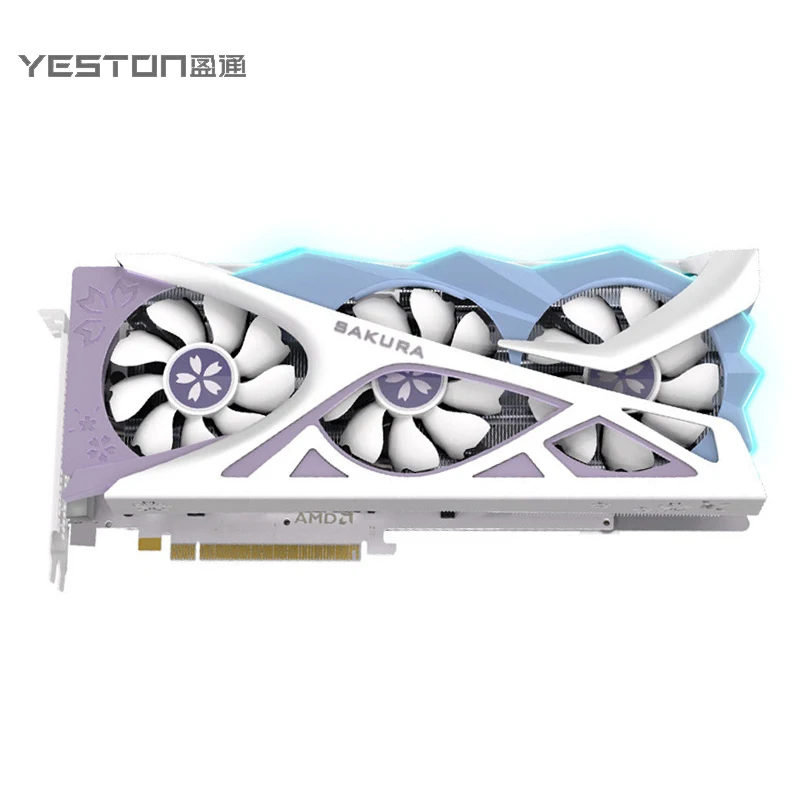 

YESTON AMD RX6800XT Graphics Card 16G 256bit GDDR6 RX 6800 XT- 16G D6 Sugar YA GAMING Video Cards Desktop GPU placa de video