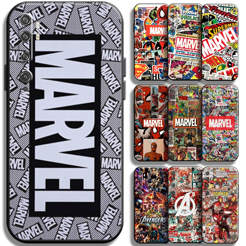 

Marvel Avengers Logo Comics For Xiaomi Mi CC9 Mi CC9e Mi CC9 Pro Phone Case Full Protection Cover Shockproof Shell Coque
