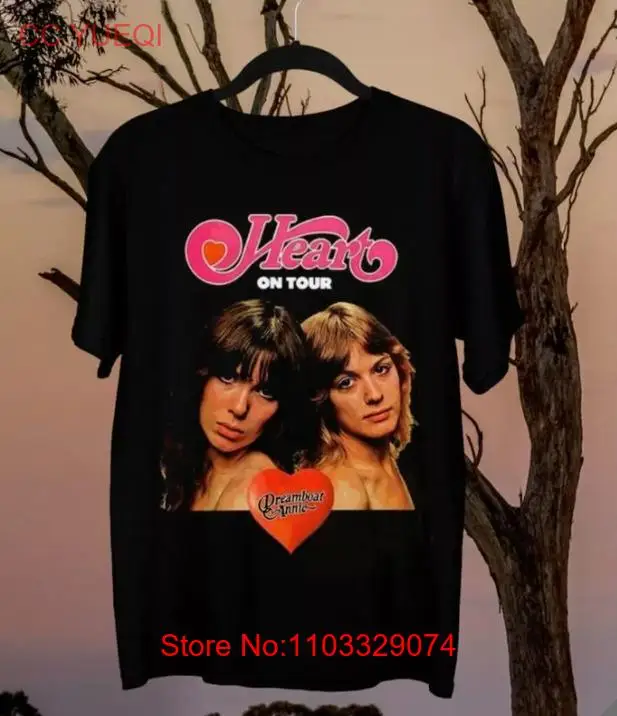 Футболка Dreamboat Annie Heart Band в стиле ретро футболка унисекс