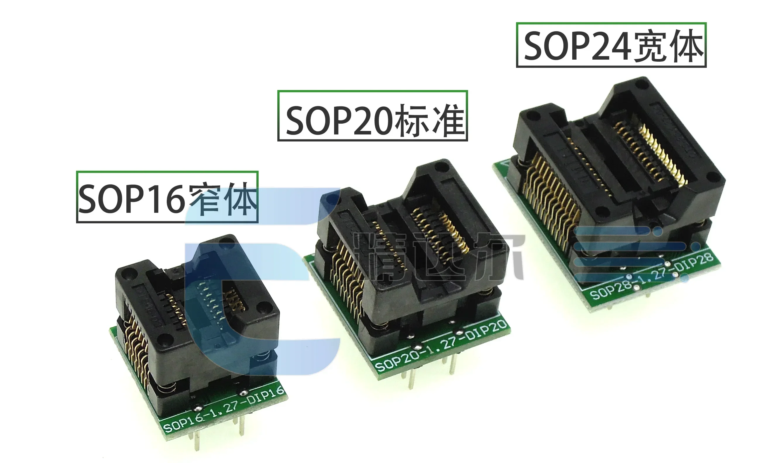 Фото SOP8/SOP14/SOP16/SOP20/SOP28/TSSOP8/TSSOP16/TSSOP20/TSSOP28 Гнездо адаптера программатора DIP 150MIL 208MIL 300MIL 173MIL DIP8 28 №3