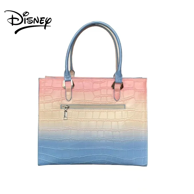 Disney Dumbo Shoulder Bag Women's Bag Cultivar Large Capacity Gradual Change Blue Pink Crossbody Handbag Women's New
