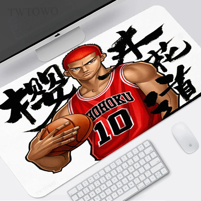 

Игровой коврик для мыши XL с аниме Slam Dunk, новый большой коврик для мыши для дома под заказ, коврик для мыши XXL, мягкий Противоскользящий офисны...