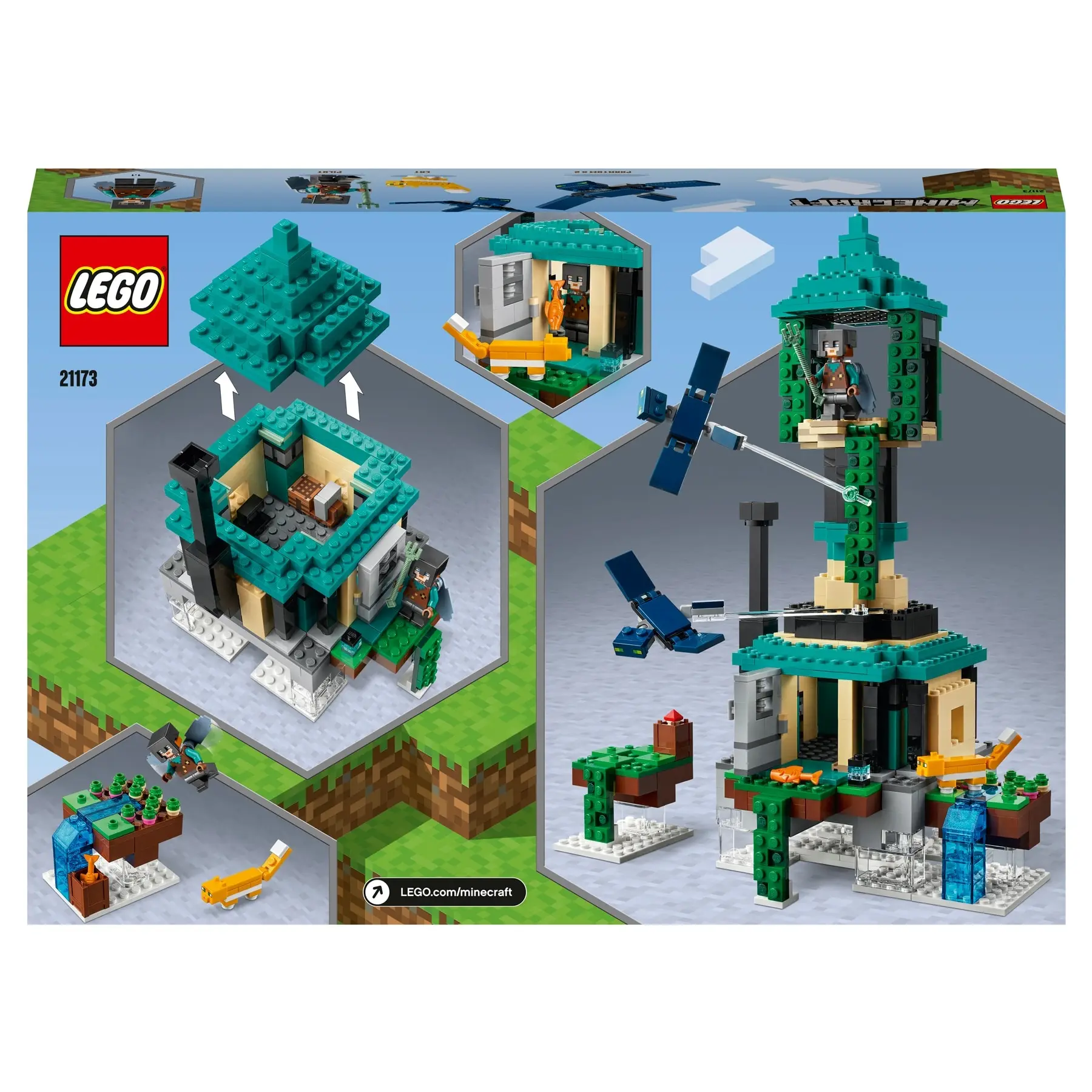 Конструктор LEGO Minecraft 21173 Небесная башня | Игрушки и хобби