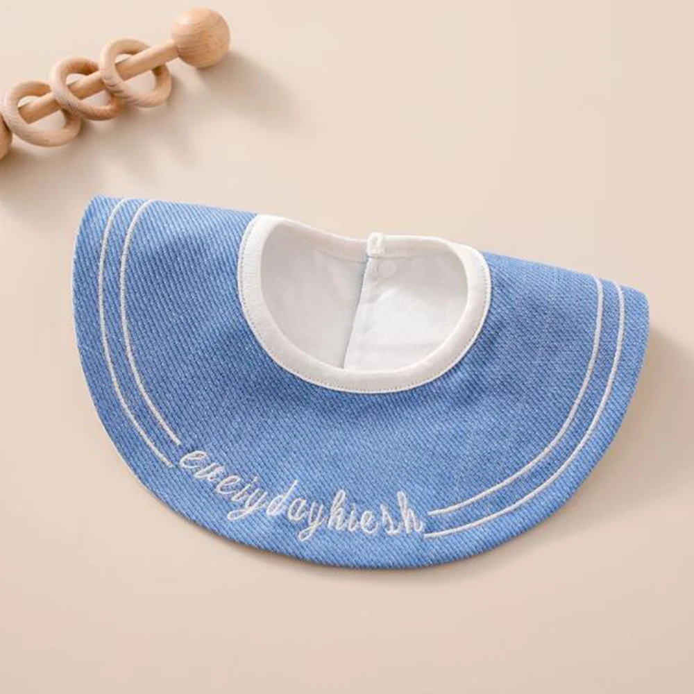 Детские нагрудники водонепроницаемый поворотный нагрудник с круглым вырезом и