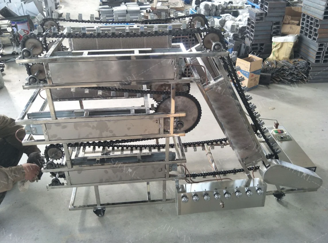 Автоматическая вращающаяся машина для барбекю Yakitori