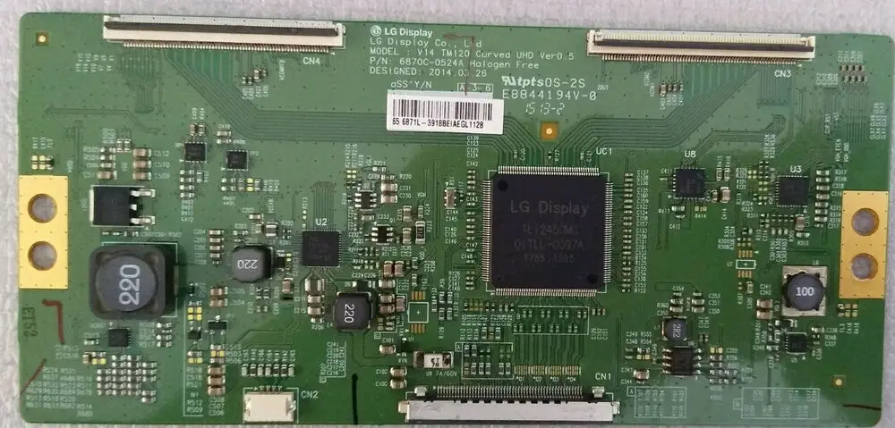 

For LG 65UC970V-ZA T-con Board 6870C-0524A 6871L-3918B 6871L-3748B