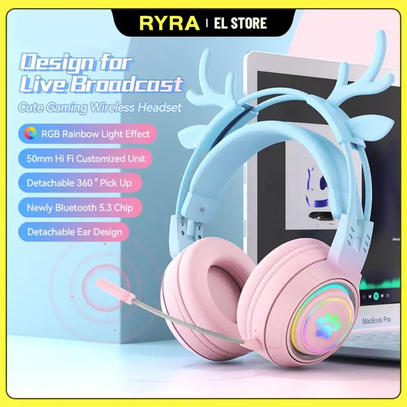 

Беспроводные наушники RYRA TWS, Bluetooth 5,3, стереозвук, искусственные басы с микрофоном, шумоподавление, ПК, игровые спортивные наушники