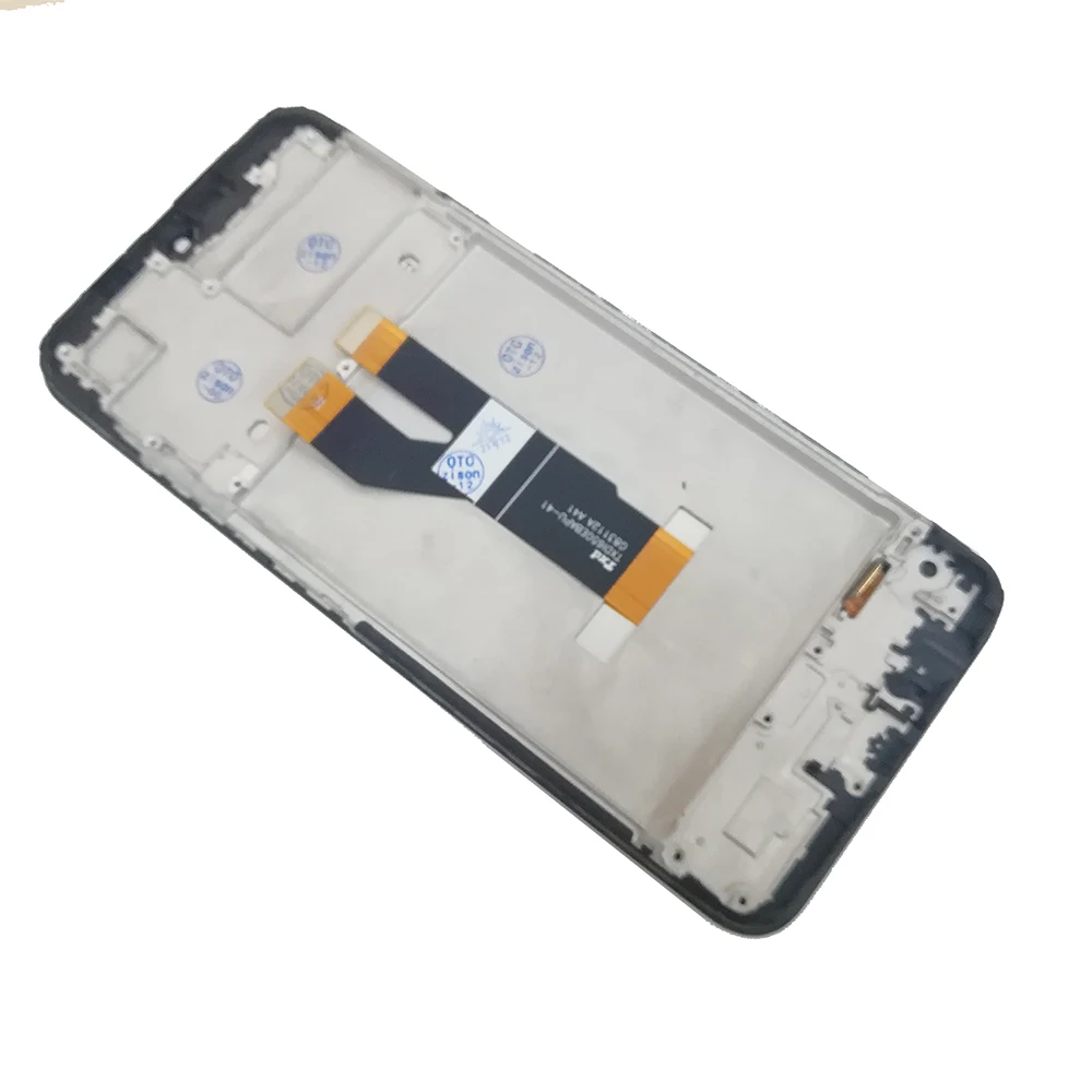 Фото 6,5-дюймовый IPS-экран для Oppo Realme C21 RMX3201, ЖК-экран, сенсорная панель, дигитайзер с рамкой в сборе для Realme C21 №5