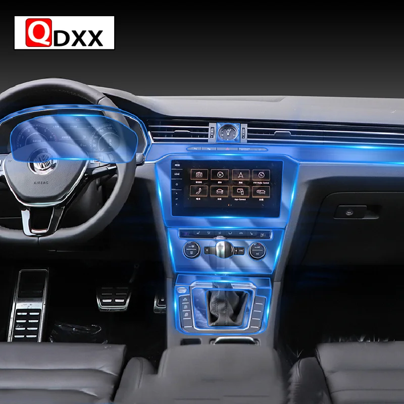 

For Volkswagen Alltrack Variant Car Interior Center console Transparent TPU Protective film Anti-scratch Repair film Accessories