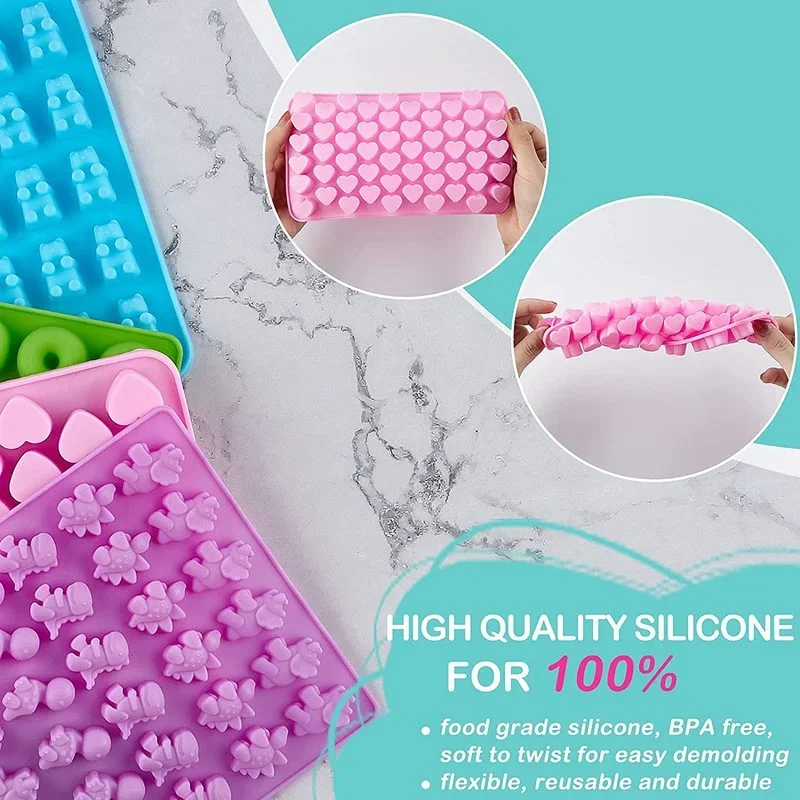 Силиконовая форма силиконовый медведь с капельницей Ледогенератор поднос для