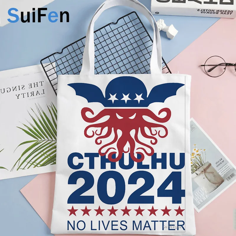 

trump 2024 shopping bag bolsa shopper shopping eco bag sac cabas foldable boodschappentas sacolas