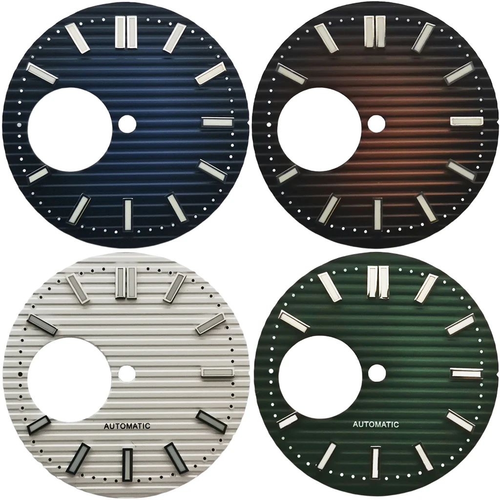 Часы наручные стерильные зеленые/коричневые/синие 29 7 мм