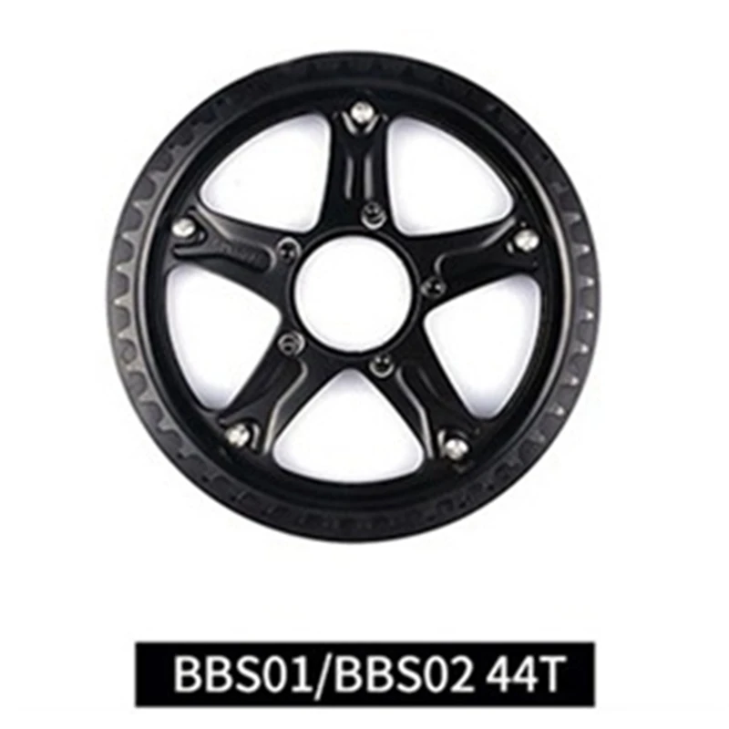 Звездочка электрического велосипеда и защита звездочки 44T для Bafang BBS01 BBS02