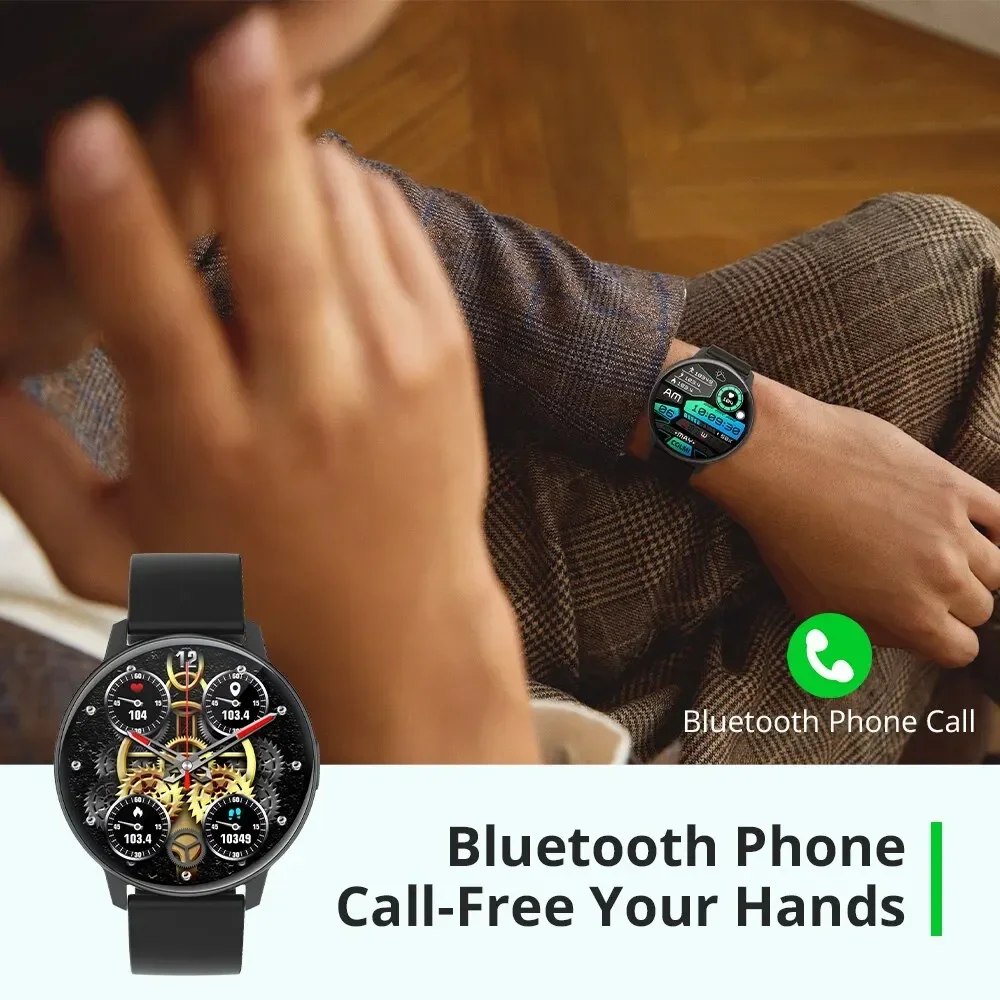 Умные часы 2024 — AMOLED-экран 1,43 дюйма, 100 спортивных режимов, длительный дисплей — для мужчин, женщин, мониторинг здоровья, компьютер (art.: 3920ca2bedcc7) - 3920ca2bedcc7