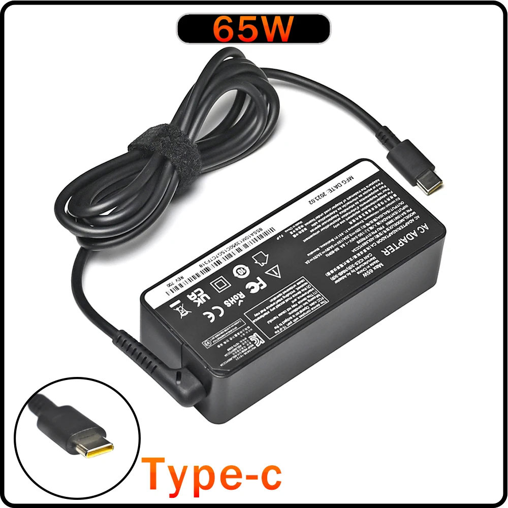 20 В 3 25 А 65 Вт USB-адаптер переменного тока типа C зарядное устройство для Lenovo Thinkpad X1