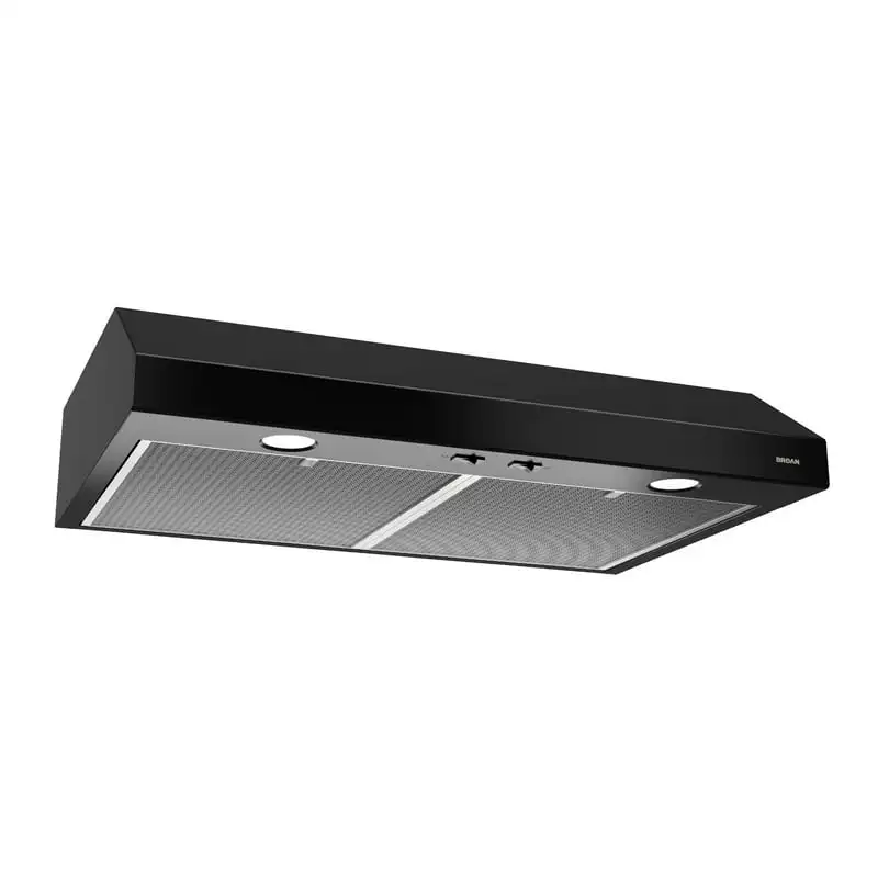 

30-Inch Convertible Under-Cabinet Range Hood, Black