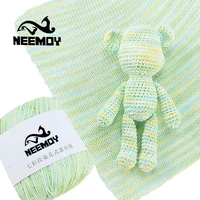 neemoy 40g gradient colored cotton lace thread diy hand woven thread crochet sewing thread dress sweater scarf pillow