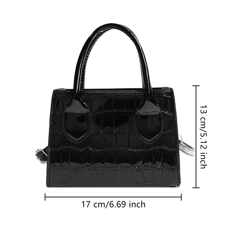 Retro Square Bags Woman Shoulder Solid Color Handbag For Crossbody Bag Pu Portable Ladies Messenger Bags