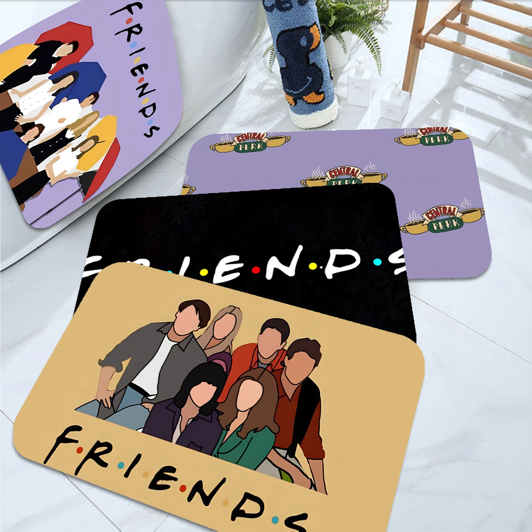 

Friends TV Show Door Mat Washable Non-Slip Living Room Sofa Chairs Area Mat Kitchen Welcome Doormat