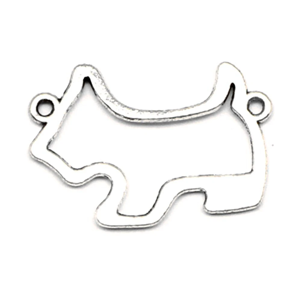 

Подвеска для изготовления ювелирных изделий «сделай сам» в виде щенка, 120 шт., 15x23 мм