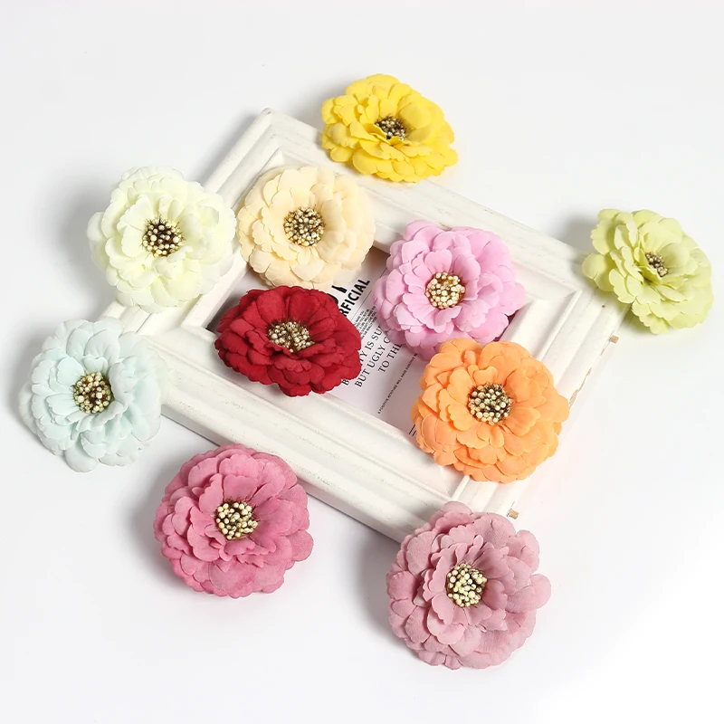 Искусственные цветы, искусственные розы, 10 шт., для домашнего декора, для сада, свадебное украшение, венок ручной работы, аксессуары