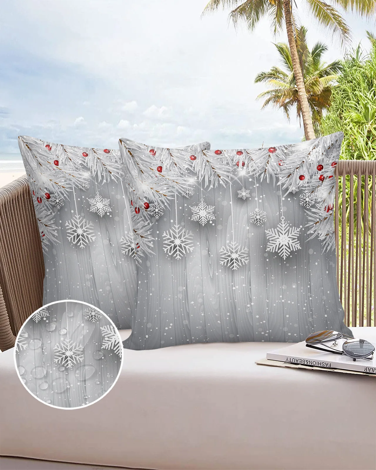 

2/4 шт., водонепроницаемые декоративные наволочки для дивана