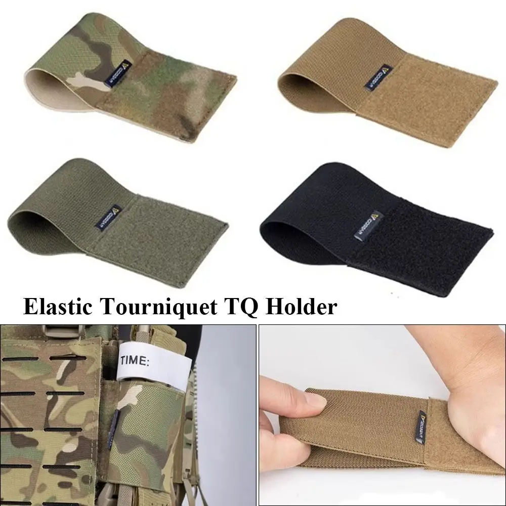 

Plate Carrier Elastic Tourniquet First Aid Kits Lightweight Medical TQ Holder Hunting Vest Hook & Loop Competition Duty Belt