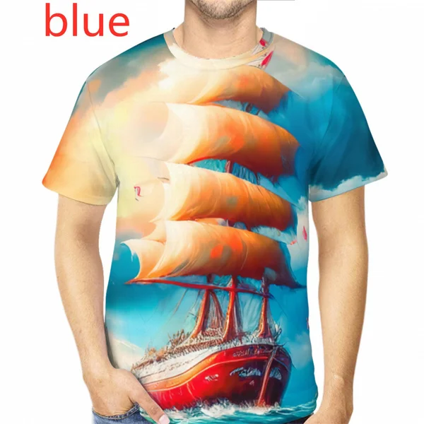 

2023 Newest Fashion Casaul Funny 3D Printed T Shirt