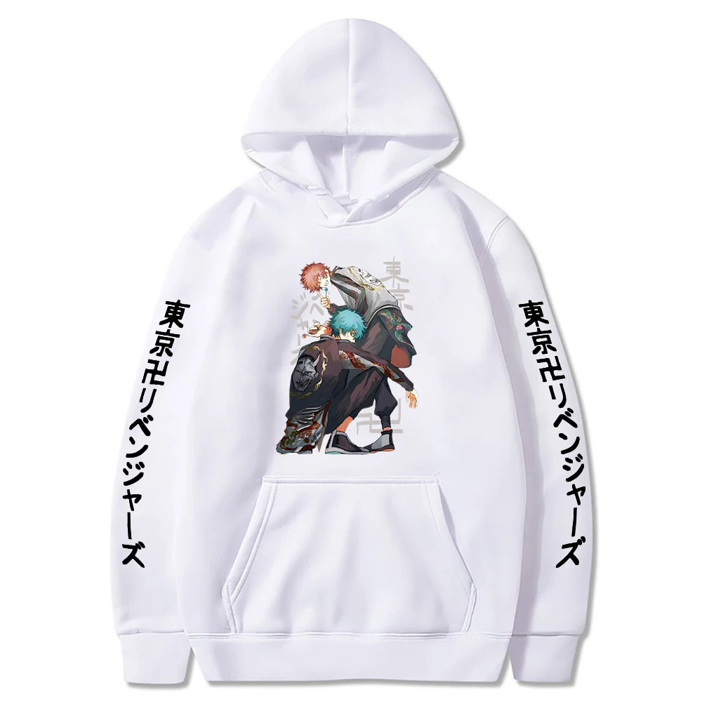 

Tokyo Revengers Souya Kawata Senju Kawaragi Harajuku Anime Hoodies Casual Manga Sweatshirts Funko Pop Men/women Clothes Graphic