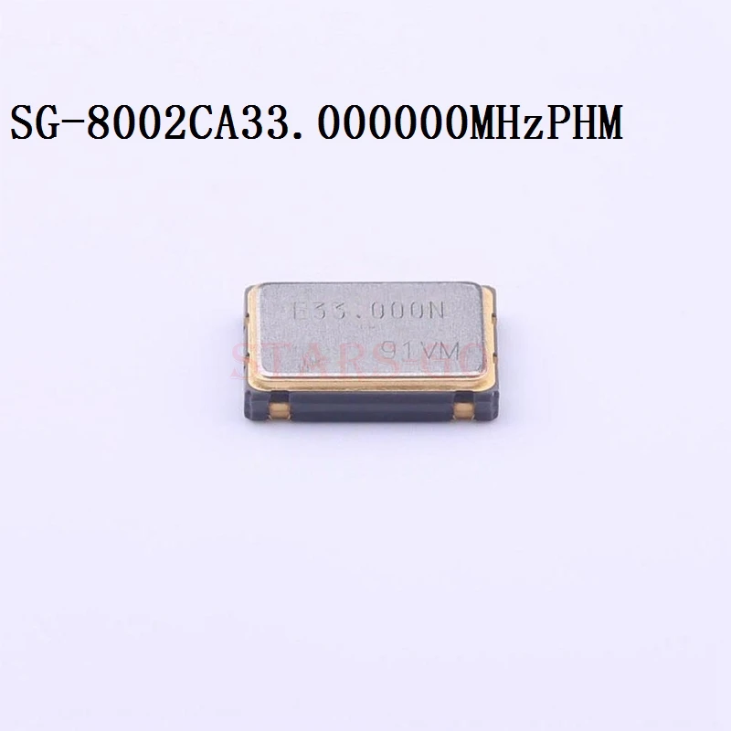 10PCS/100PCS 33MHz 7050 4P SMD 5V ±100ppm OE -40~~+85℃ SG-8002CA 33.000000MHz PHM Pre-programmed Oscillators