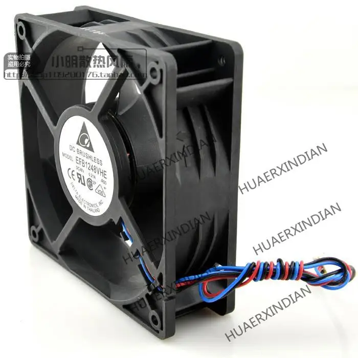 Новый комплект для сборки охлаждающего вентилятора EFB1248VHE 12 см 12038 48 в А Новый комплект для сборки охлаждающего вентилятора EFB1248VHE 12 см 12038 48 в А