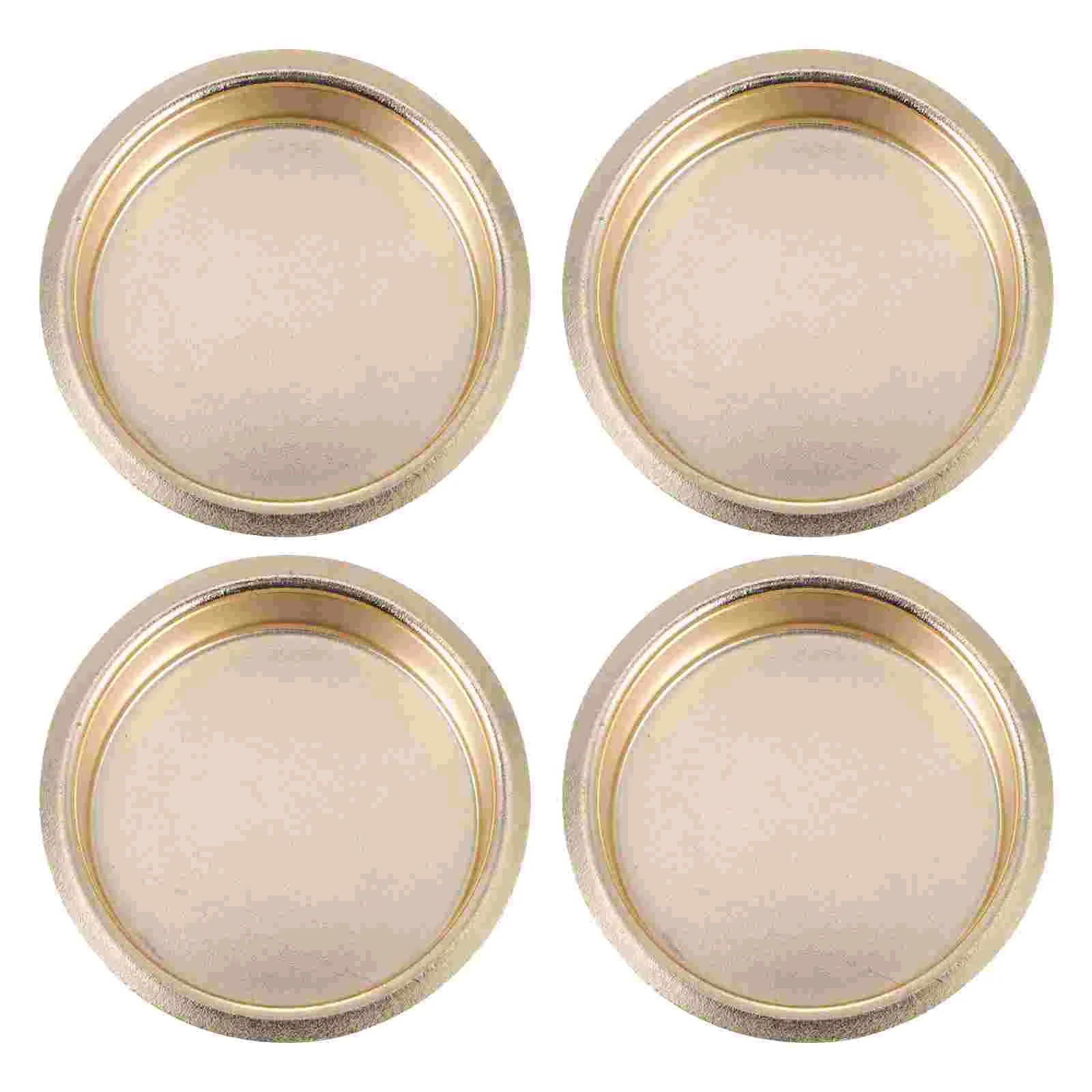 

4pcs Xmas DIY Candlestick Simple Metal Cup Party Holders