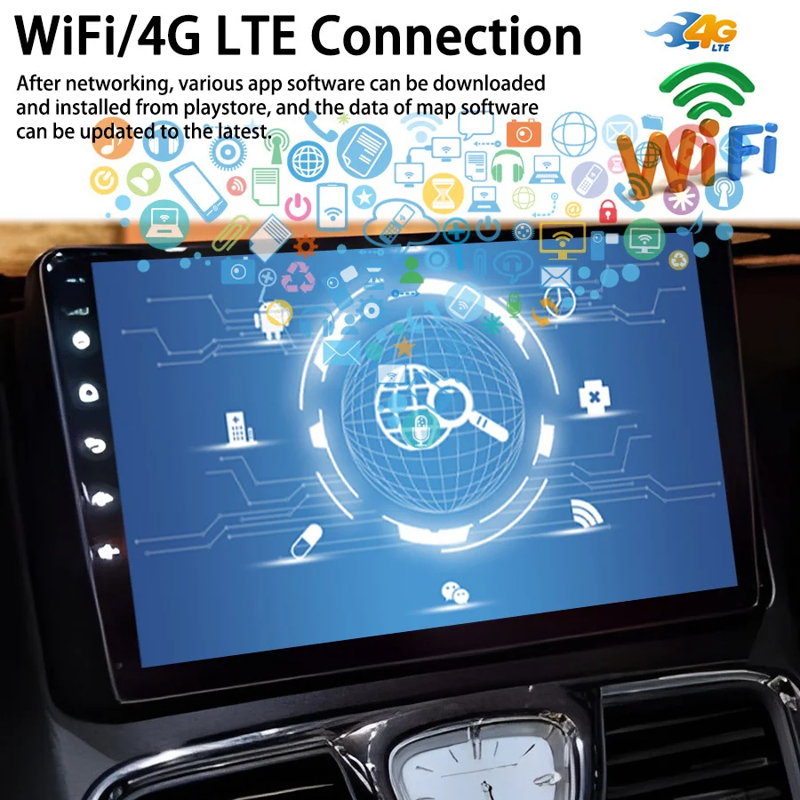 Фото Автомагнитола 2Din на Android 14 для Chrysler Grand Voyager 5, 2011-2008 годов выпуска №5