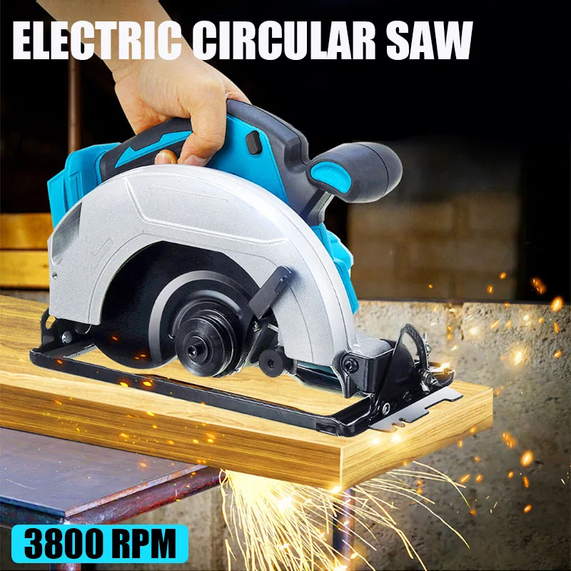 

High Quality Electric Circular Saw 3800 RPM Lithium Battery Electric Saw Suitable For Cutting Metal Woodwork Power Circular Saw