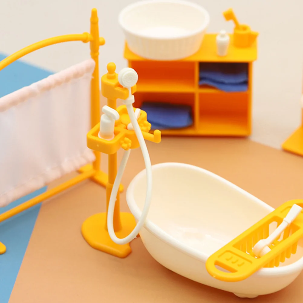 

Furniture Miniature Bathroom Ornament House DIY Model Accessories Decor Child