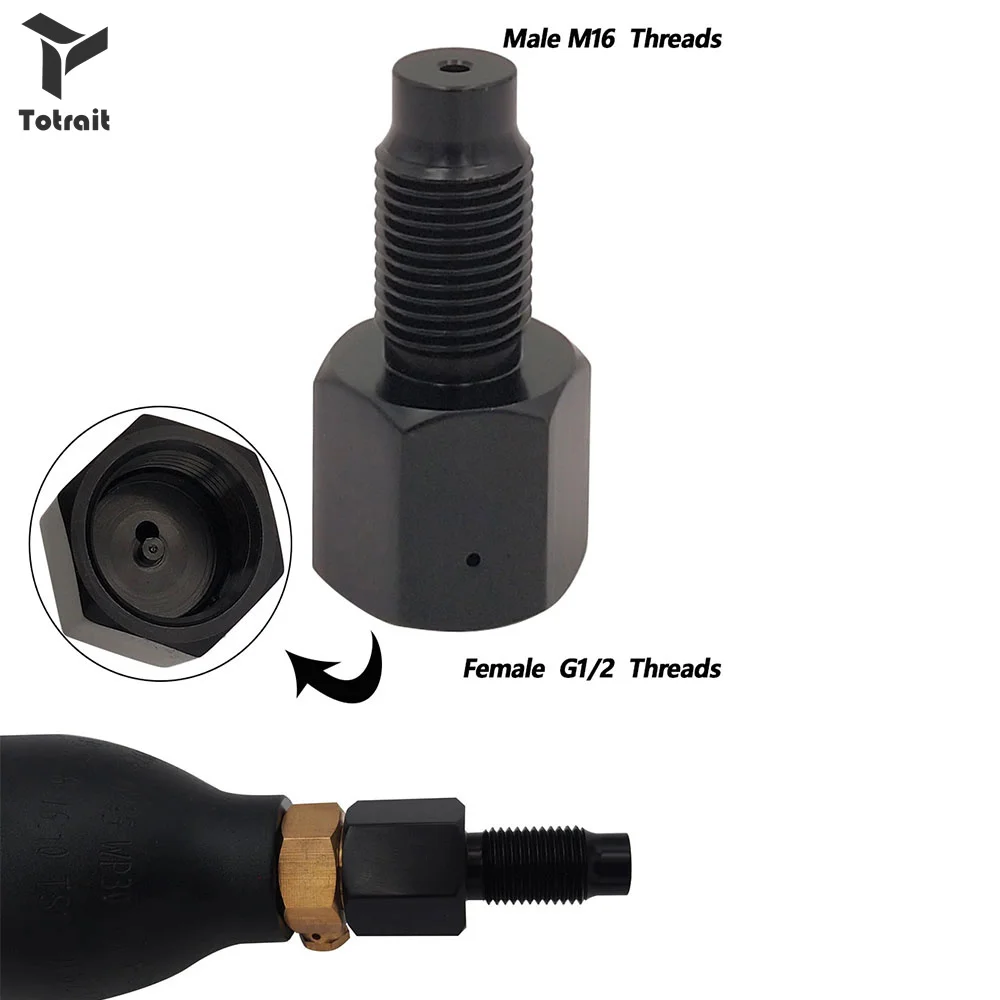 

Новая высококачественная CO2 Пейнтбол G1/2-14 Tank to Out m16x1, 5 одноразовая фотография для пневматической винтовки PCP