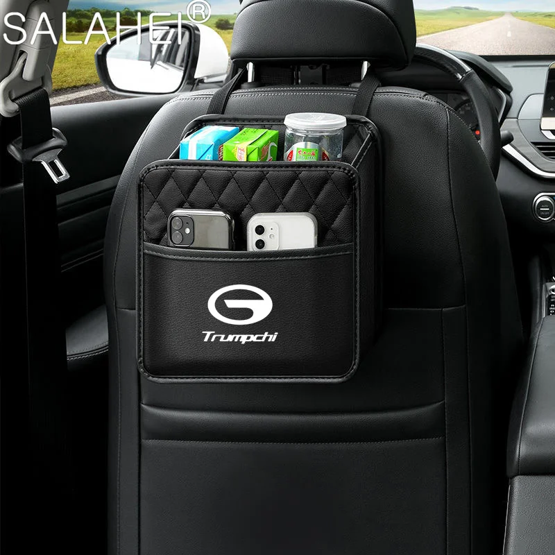 

Car Seat Back Storage Bag Organizer Box For GAC Trumpchi GS4 GM8 GA3 GA6 SGS7 GA4 GS5 GS3 Legend GS8 Auto Interior Accessories