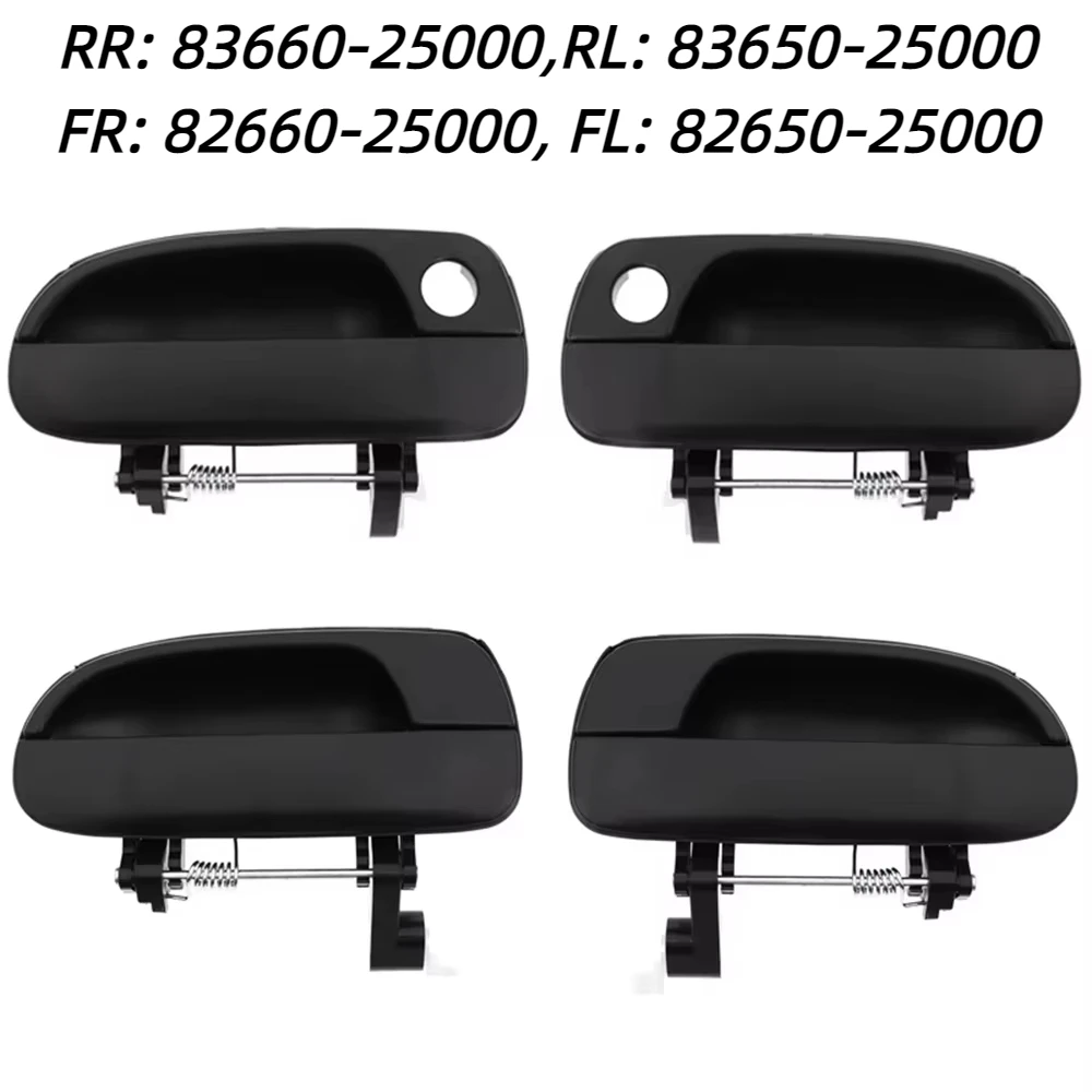 

​ 4 шт. L + R для Hyundai Accent 2000-2006, внешняя ручка задней передней двери автомобиля 82650-25000 82660-25000 83650-25000 83660-25000