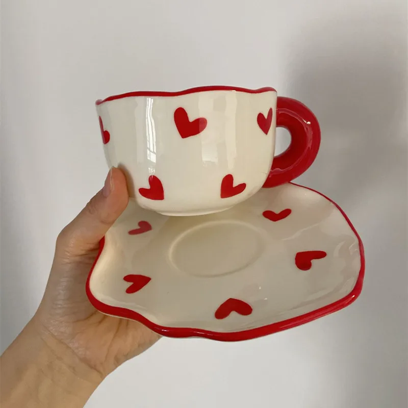 

Романтические подарки, кофейная чайная чашка в Корейском стиле, необычная зеркальная кружка для молока, фарфоровые зеркальные кофейные чашки, подарок для жены, девушки