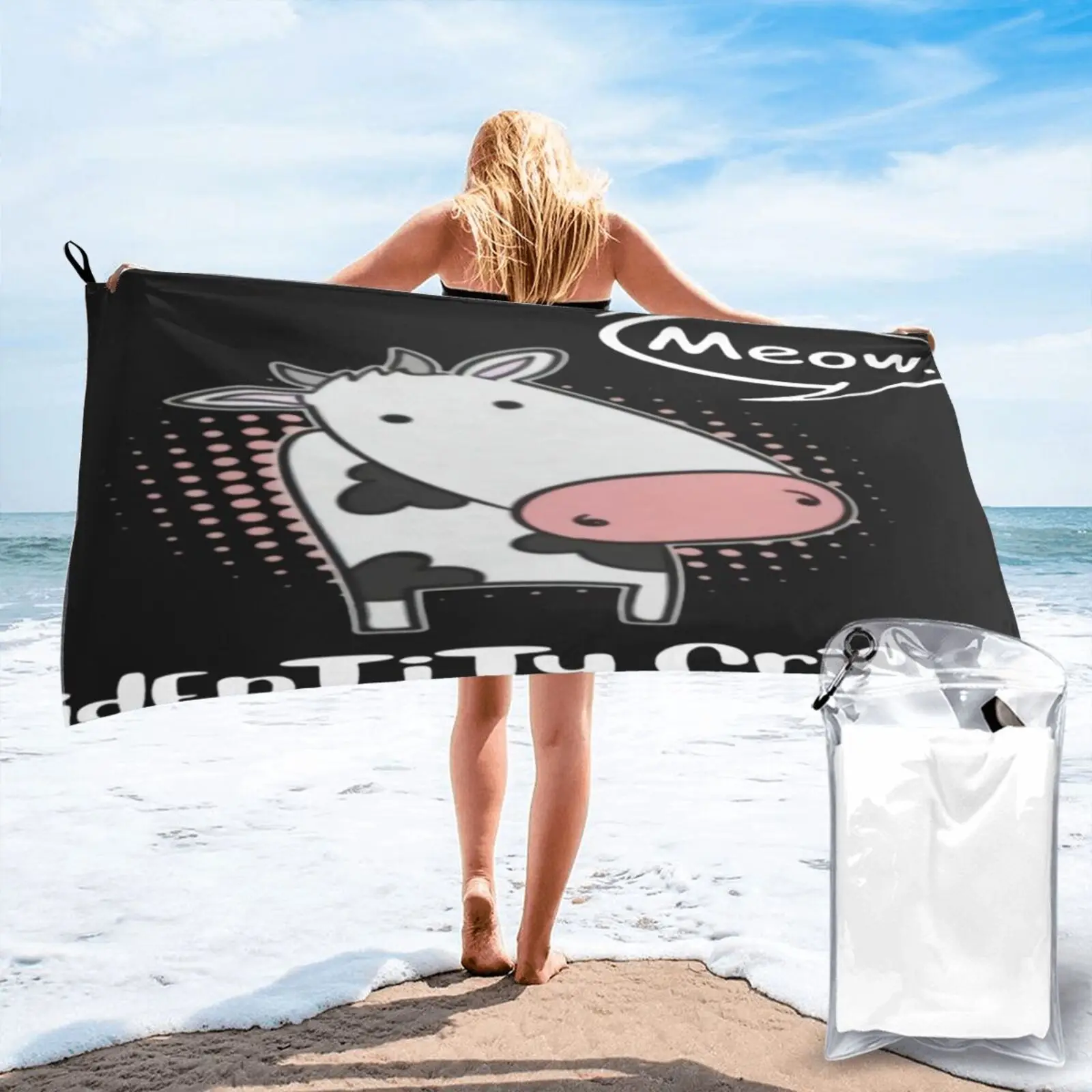 

Пляжное полотенце из микрофибры 1Tee с имитацией бычьего мяка, пляжное полотенце Xxl, пляжное полотенце для ванны, Большое пляжное полотенце s