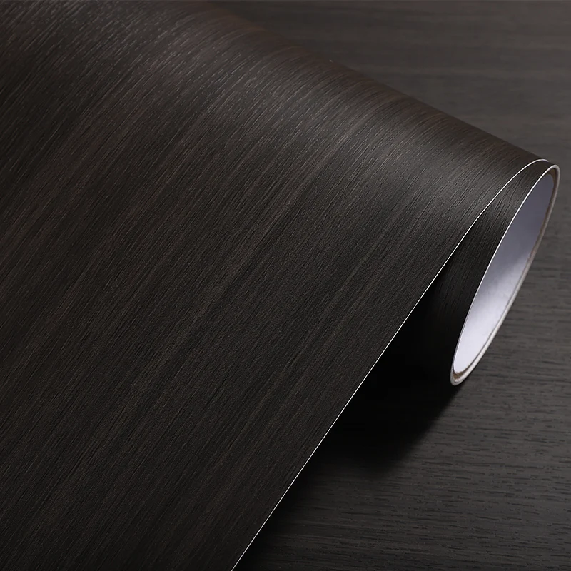 

With thick black wood stickers stickers imitation mywood door cabinet renovation that stick a skin wood grain leather from si