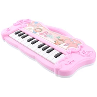 1pc kids electronic organ toy keyboard music toy baby music plaything pink