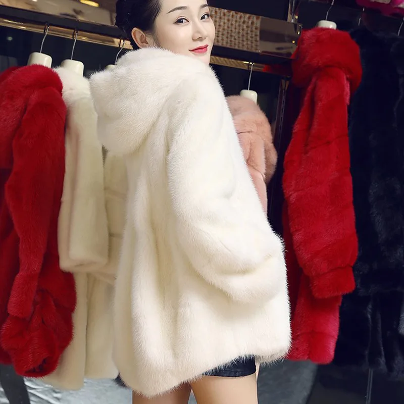 Genuine Coats Winter Women's Cold Coat Fur Thick Winter Office Lady Other Fur Yes Real Fur Overcoat